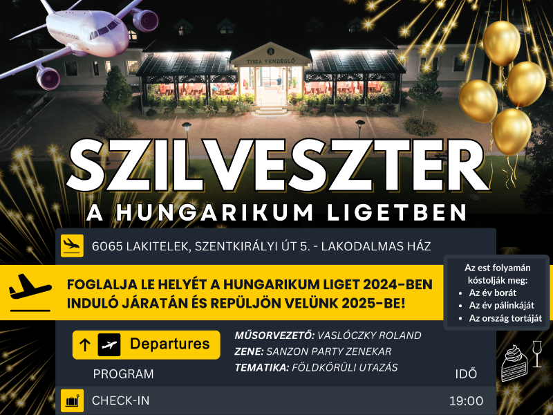 Földkörüli utazás szilveszterkor a Hungarikum Ligetben