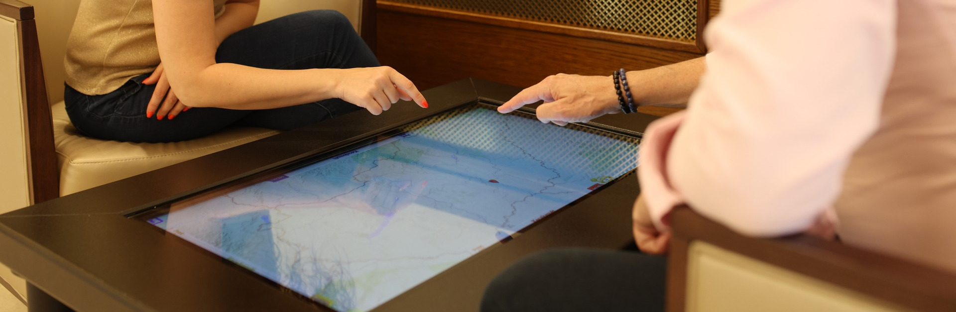 Touch game table